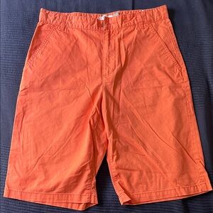 Old Navy Boy’s Orange Flat Front Shorts